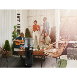 Alva Short Stand Patio Heater Black GHP32