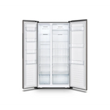 Hisense 516L Side by Side Fridge Freezer Inox H670SIT