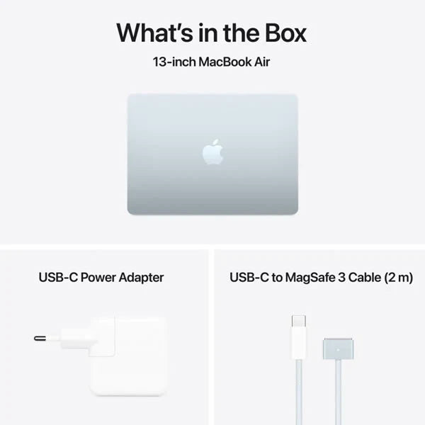 Apple MacBook Air 13" M4 chip 10-core CPU | 8-core GPU | 16GB RAM | 256GB SSD - Blue