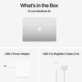 13-inch MacBook Air: Apple M4 chip with 10-core CPU and 8-core GPU, 16GB, 256GB SSD - Silver,Model A3240